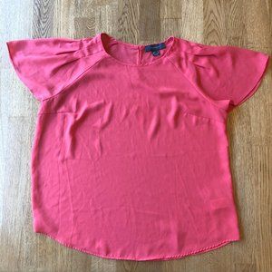 Primark Coral Flutter Sleeve Top US Size 10